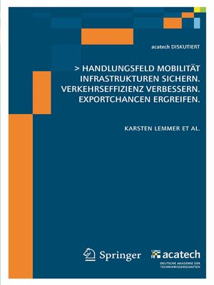 cover image of Handlungsfeld Mobilität